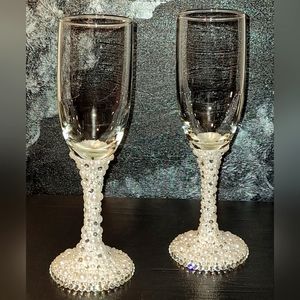 DIANA - 💎HANDMADE💎 Champaign Flute set